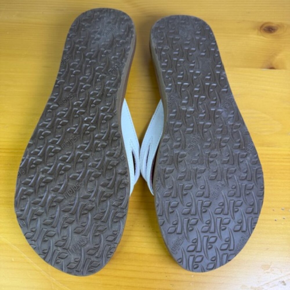 Flojos Margo Tye-Dye Flip Flops Memory Foam, Women's size 10 - Picture 4 of 4